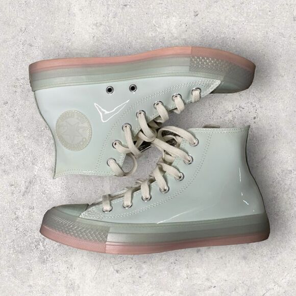 Converse All Star Chuck Taylor Teal Tint Pink Foam Sneakers - Picture 2 of 8